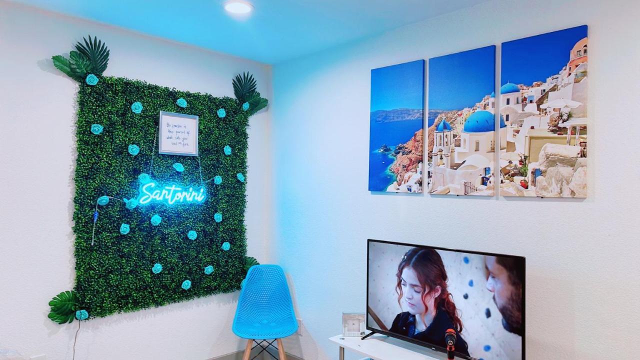 Modern Santorini Suite Houston Nrg Tmc Luxurious Walkable 외부 사진